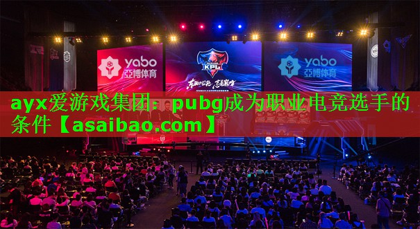 ayx爱游戏集团：pubg成为职业电竞选手的条件